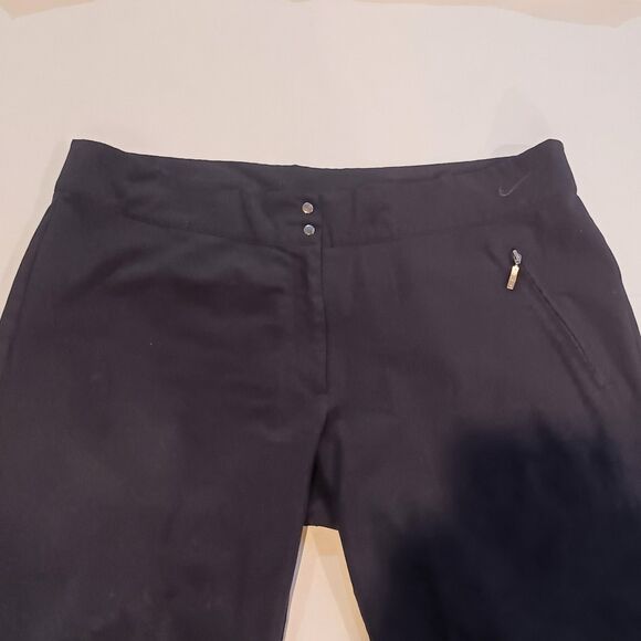 Vintage Nike Dri Fit Golf Pants-Large-Straight Leg-Zippered Pocket-Activewear - Picture 2 of 10